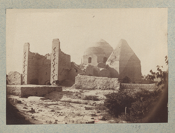 The earliest photograph of the Emamzadeh Yahya.