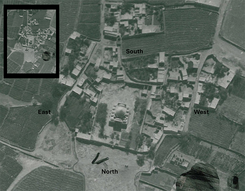Aerial view of Kohneh Gel.