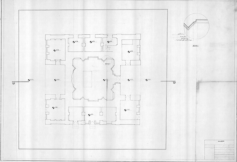 Drawing of the tomb.