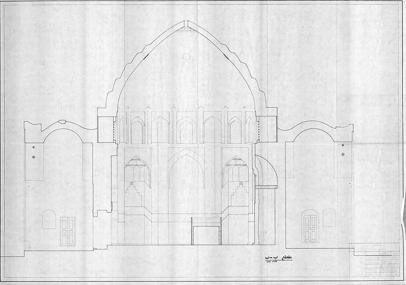 Drawing of the tomb.