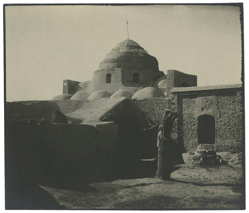 View of the building from the east.